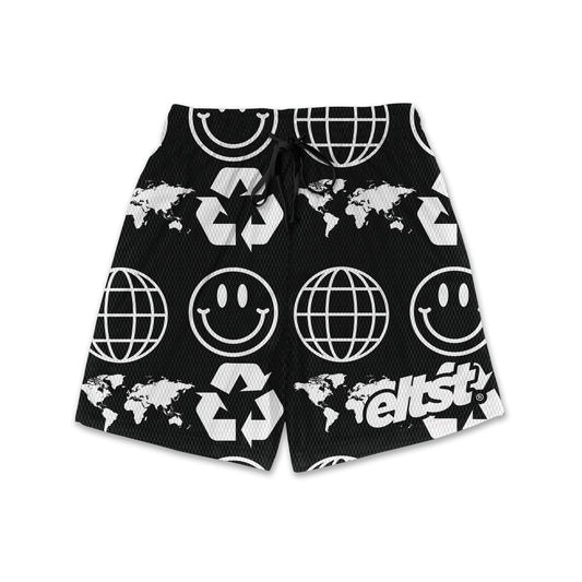 WORLD MAP MESH SHORT